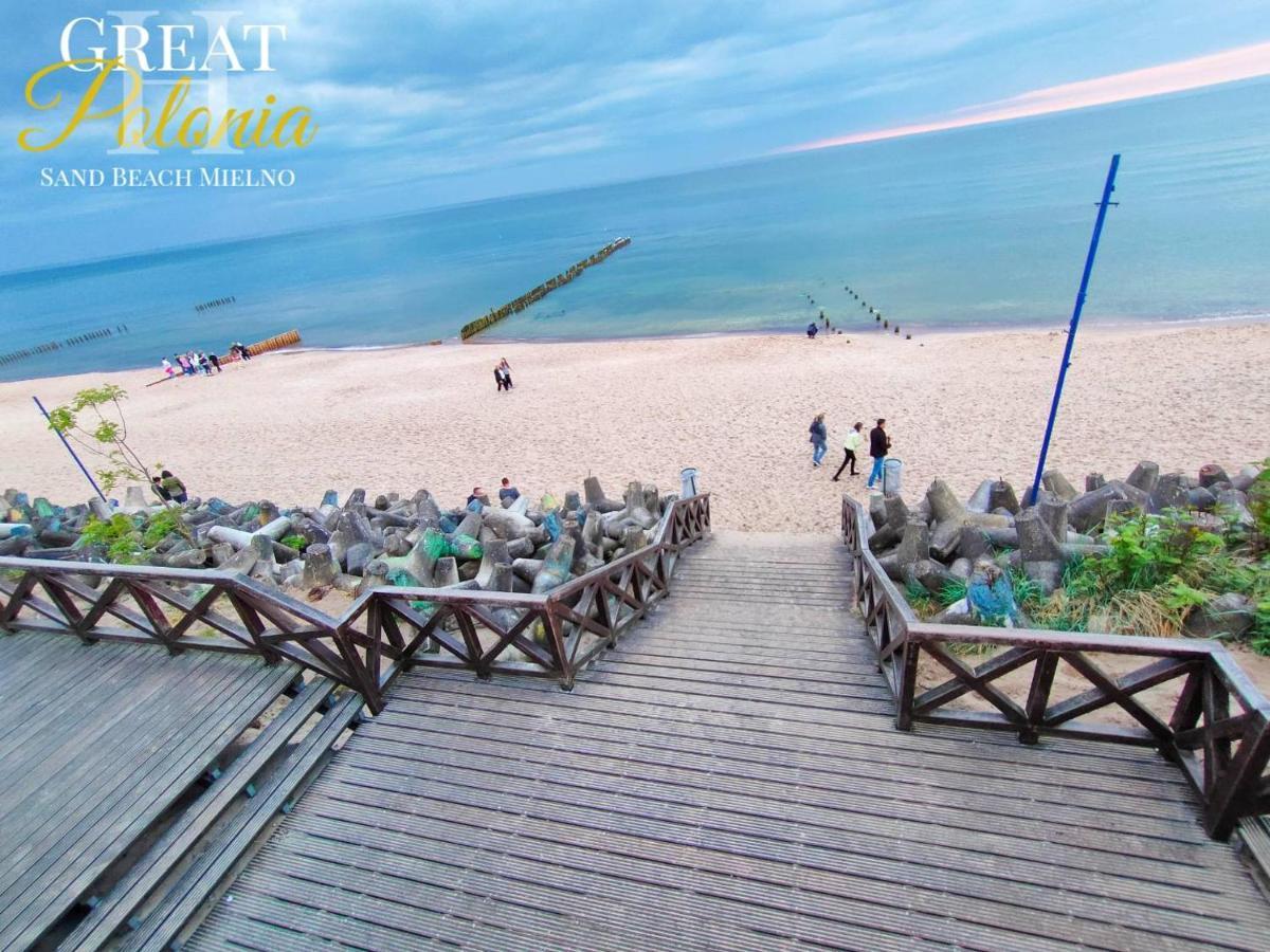 Great Polonia Sand Beach Mielno Mielno  Dış mekan fotoğraf